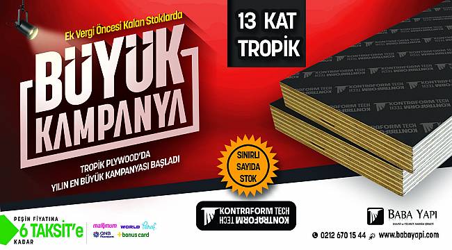 PLYWOOD'DA BÜYÜK KAMPANYA BAŞLADI