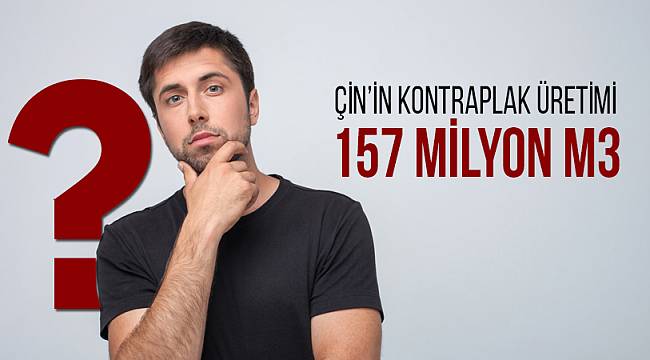 Çin Kontraplak Üretimi 157 Milyon m3 !