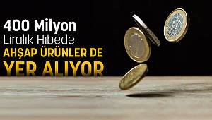 400 Milyon Liralık Hibede AHŞAP ÜRÜNLER DE YER ALIYOR