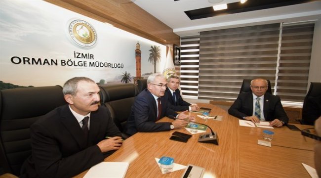 Orman Genel Müdürümüz Bekir Karacabey İzmir Orman Bölge Müdürlüğünde İncelemelerde Bulundu