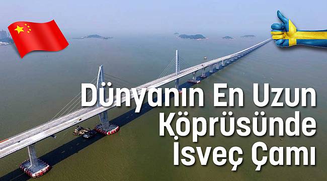 Dünyanın En Uzun Köprüsünde İsveç Çamı