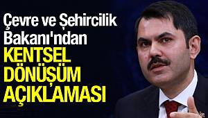 Son dakika...Bakan açıkladı! Kentsel Dönüşüm Anayasası geliyor...