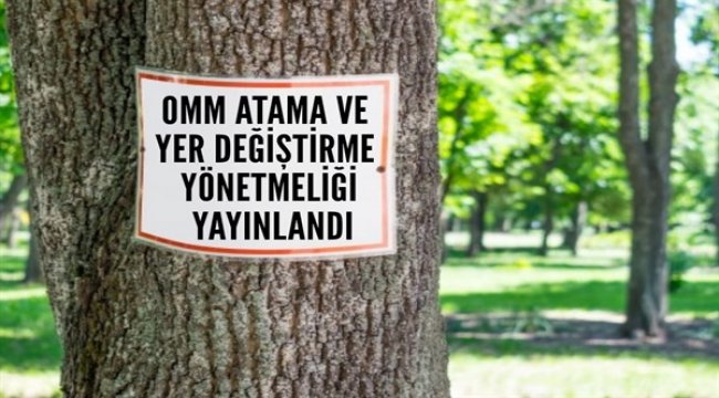 OMM Atama ve Yer Değiştirme Yönetmeliği Yayınlandı
