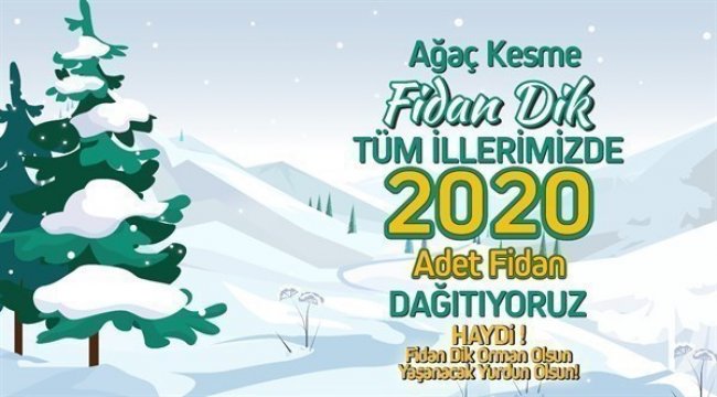 Yılbaşında Ağaç Kesme, Fidan Dik