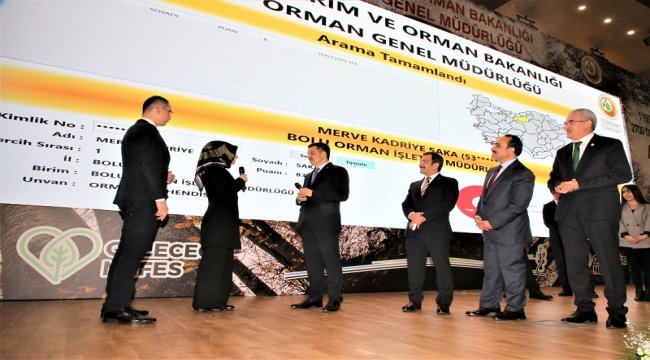 Genel Müdürlüğümüze 1.150 Orman Mühendisi ve 2.700 Orman Muhafaza Memuru Ataması Yapıldı.