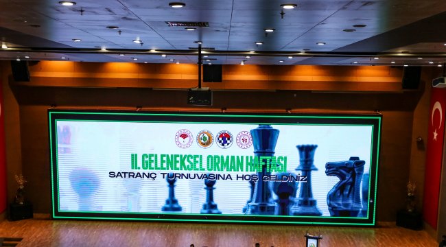 Orman Genel Müdürlüğü 2. Geleneksel Orman Haftası Satranç Turnuvası Gerçekleşti