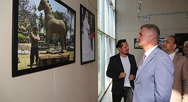 Değirmendere'de Ahşap Heykel Sergisi Açıldı