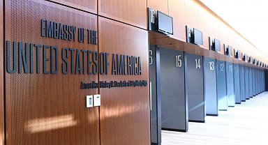 ABD'nin Ankara Büyükelçiliği yeni yerleşkesinde vize işlemlerine hazır
