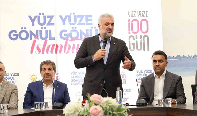 AK Parti "Yüz Yüze 100 Gün" programı ile İstanbul'da sahaya indi