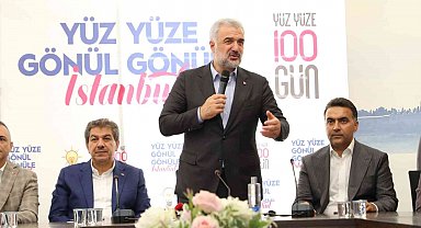 AK Parti "Yüz Yüze 100 Gün" programı ile İstanbul'da sahaya indi
