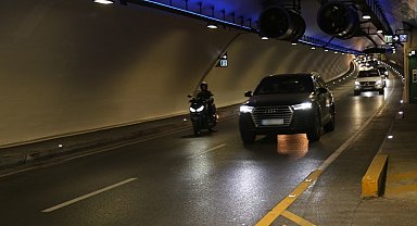 Avrasya Tüneli'ni 4 ayda 103 bin motosiklet sürücüsü kullandı