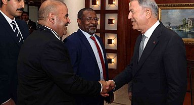 Bakan Akar, Libya Yüksek Devlet Konseyi Başkanı el-Mişri ile görüştü