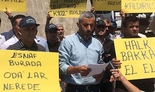 Bakkallardan, Esnaf ve Sanatkarlar Odaları'na tepki