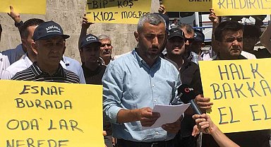 Bakkallardan, Esnaf ve Sanatkarlar Odaları'na tepki
