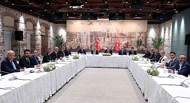 Cumhurbaşkanı Erdoğan, TİM Başkanı ve yönetim kurulu üyelerini kabul etti