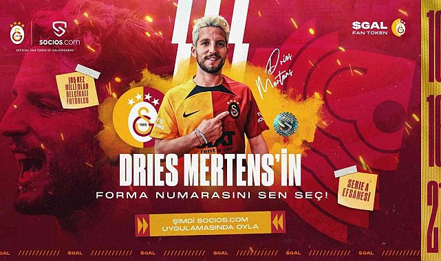 Dries Mertens'in forma numarasını taraftarlar seçecek