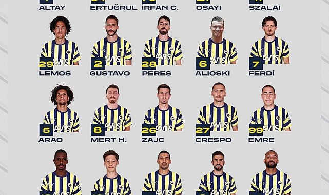 Fenerbahçe'nin Konyaspor maçı kamp kadrosu belli oldu