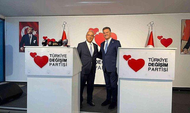 TDP Genel Başkanı Sarıgül, DSP Genel Başkanı Aksakal ile bir araya geldi