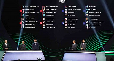 UEFA Avrupa Konferans Ligi'nde grup kuraları İstanbul'da çekildi