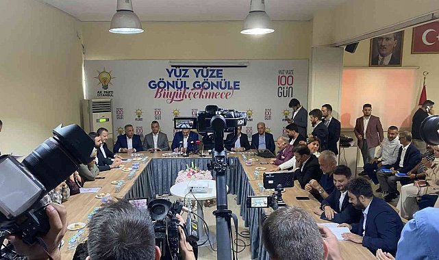 AK Parti'den 19 belediye başkanıyla Büyükçekmece'de "Yüz Yüze 100 Gün" Programı