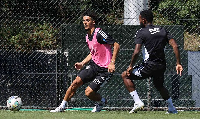 Beşiktaş'ta Tayfur Bingöl ile Redmond ilk antrenmanlarına çıktı