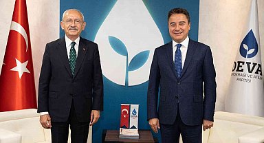 CHP lideri Kılıçdaroğlu DEVA Partisi Genel Başkanı Babacan ile görüştü