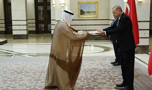 Cumhurbaşkanı Erdoğan, Kuveyt Büyükelçisi Wael Yousef Alenzi'yi kabul etti