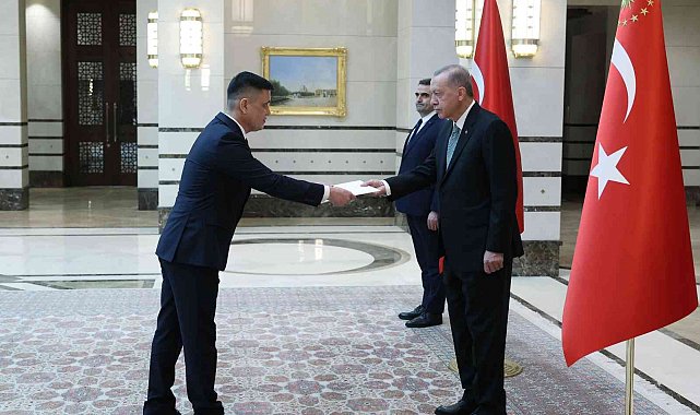 Cumhurbaşkanı Erdoğan, Türkmenistan Büyükelçisi Ishanguliyev'i kabul etti