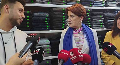 İYİ Parti Lideri Akşener, Ankara esnafını ziyaret etti