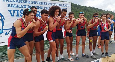 Kürek milli takımı Balkan şampiyonu oldu