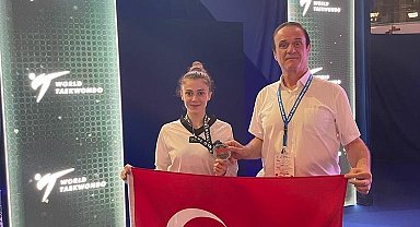 Merve Dinçel'den gümüş madalya