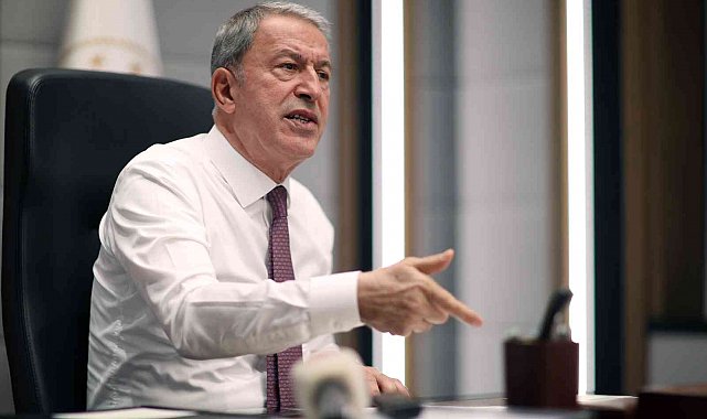 Milli Savunma Bakanı Akar: "Devlete, millete ve TSK'ya dil uzatanları bizim kabul etmemiz mümkün değildir"