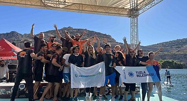 Rumkale Su Sporları Festivali Drogan Bot yarışlarından Tuzla'ya kupa