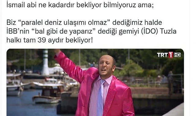 Şadi Yazıcı'dan, Ekrem İmamoğlu'na İDO tepkisi