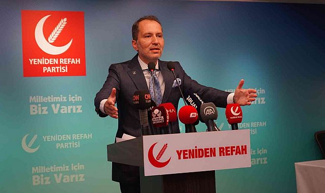 Yeniden Refah Partisi Genel Başkanı Erbakan: " Şanlı ecdadımıza dil uzatanların özür dilemelerini bekliyoruz"