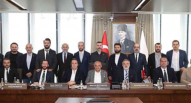 1. Lig Kulüpler Birliği'nden TFF Başkanı Büyükekşi'ye ziyaret