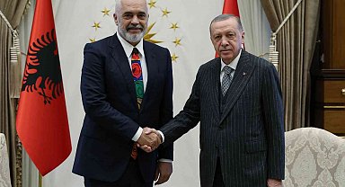 Cumhurbaşkanı Erdoğan, Arnavutluk Başbakanı Rama'yı kabul etti