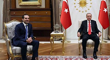 Cumhurbaşkanı Erdoğan, eski Lübnan Başbakanı Hariri'yi kabul etti