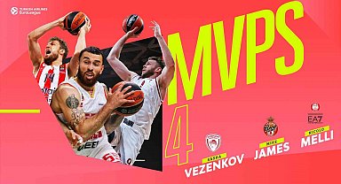Euroleague'de haftanın MVP'leri belli oldu
