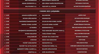 Kupada takvim belli oldu