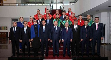 Yargıtay üyelerine mazbata töreni