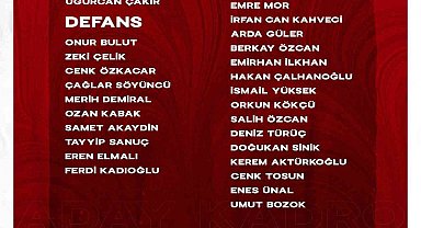 A Milli Takım kadrosuna 4 yeni isim