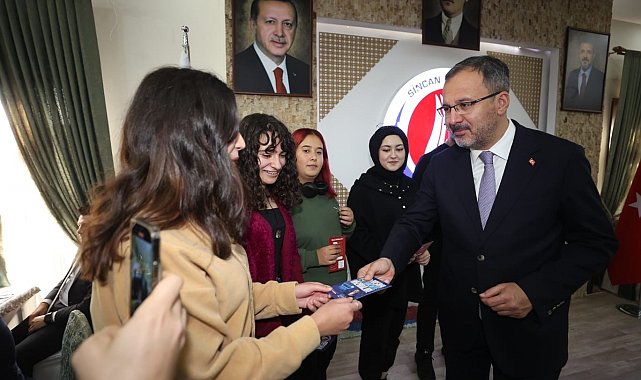Bakan Kasapoğlu: "Her ne talep ediyorsanız, her ne düşünüyorsanız bunları bizimle paylaşmaktan tereddüt etmeyin"