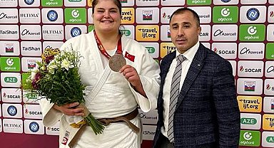 Bakü Grand Slam'de Hilal Öztürk'ten bronz madalya