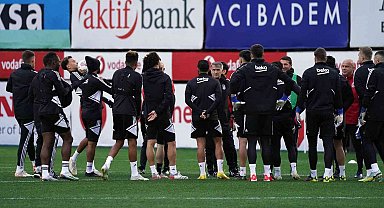 Beşiktaş günü çift idmanla tamamladı