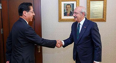 CHP lideri Kılıçdaroğlu, Çin'in Ankara Büyükelçisi Shaobin ile görüştü