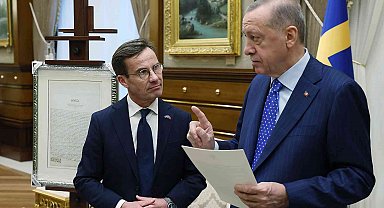 Cumhurbaşkanı Erdoğan, İsveç Başbakanı Ulf Kristersson ile görüştü