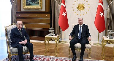 Cumhurbaşkanı Erdoğan, MHP Lideri Bahçeli görüşmesi sona erdi