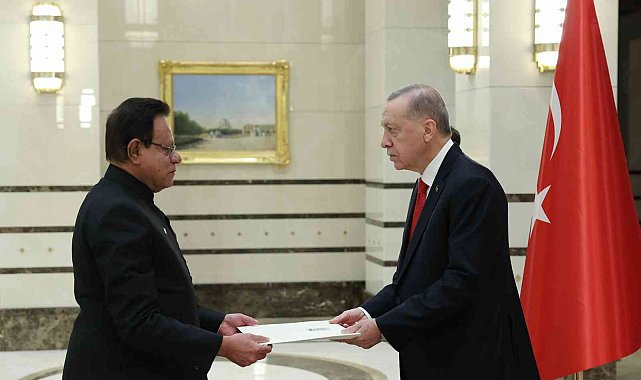 Cumhurbaşkanı Erdoğan, Pakistan Büyükelçisi Junaid'i kabul etti