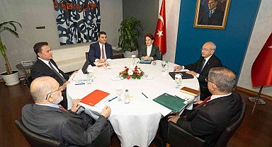 DEVA Partisi ev sahipliğinde gerçekleşen altılı masa toplantısı sona erdi